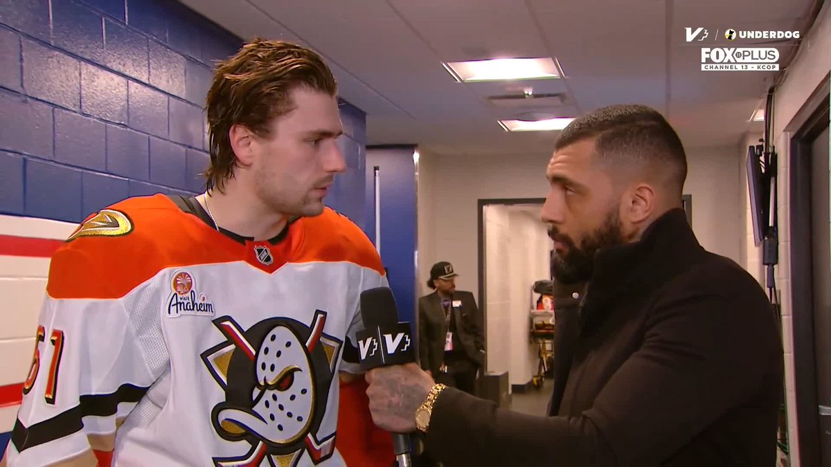 "There was nobody really covering me, so I let it rip." Cutter Gauthier reacts after silencing the crowd in Philly with his 20th goal of the season 🎙️ #FlyTogether