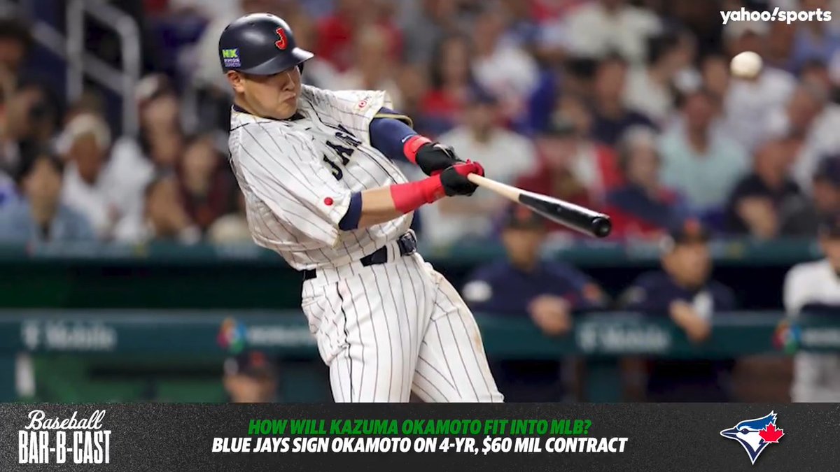 .Céspedes Family BBQ and FanGraphs Baseball' Eric Longenhagen break down new Blue Jays signee Kazuma Okamoto 🍁 (via Baseball Bar-B-Cast)