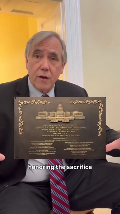 I was shocked to find out today that the plaque honoring the officers who protected the U.S. Capitol, the Senators , the House members, and our staffs, on January 6, 2021 is sitting neglected in a back room. This plaque was ordered by a law we passed in 2022. The failure to display it as required in the 2022 law is an egregious insult to all those who defended the Capitol, all of those who were injured, defending the Capitol, and the five officers who died as a consequence of the attack on the Capitol. I'm working with my colleague from North Carolina, Thom Tillis, to introduce a bipartisan resolution to put this plaque up in the Senate wing of the Capitol until we can get full agreement from the House to display it as the 2022 law requires.