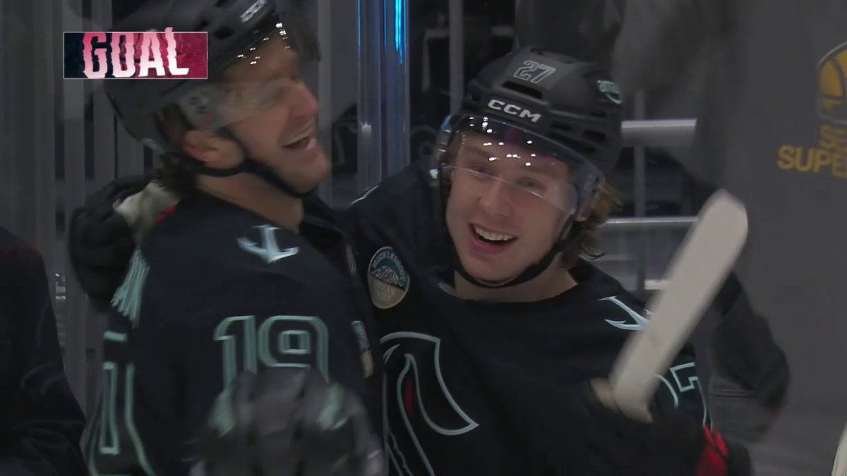 GRAB THAT PUCK!! 🙌 Berkly Catton has his first NHL goal!