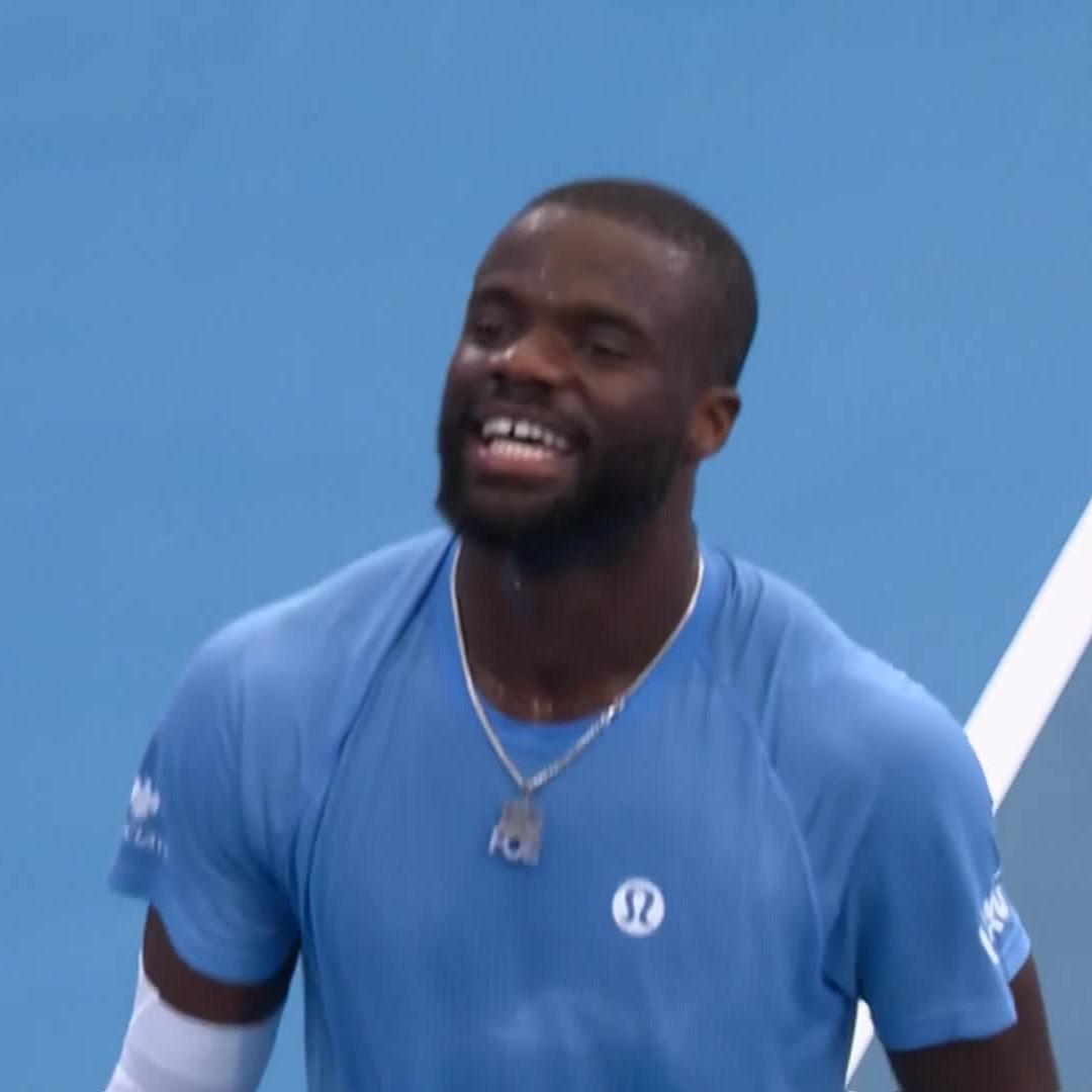 Silky touch ✨ Frances Tiafoe #BrisbaneInternational