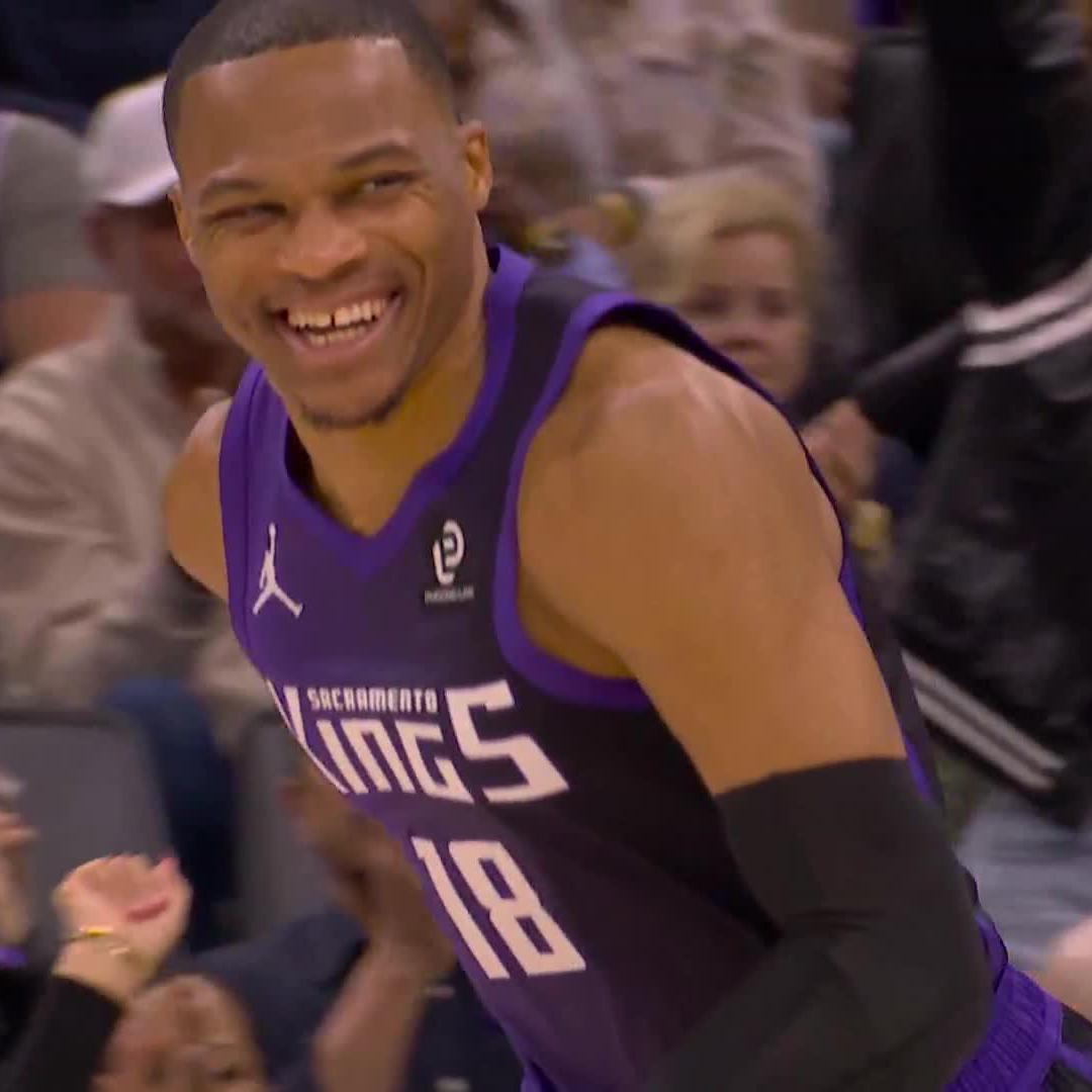 Russell Westbrook is playing with JOY. 📺 NBC (PT/Select MT) and Peacock
