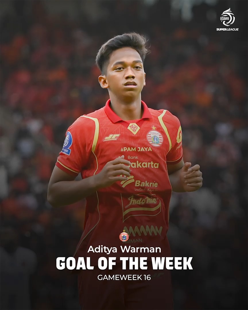 Goal of the week 16 | Aditya Warman #BRISuperLeague #BRImo #KPRBRI #KKBBRI #kreditBRIguna