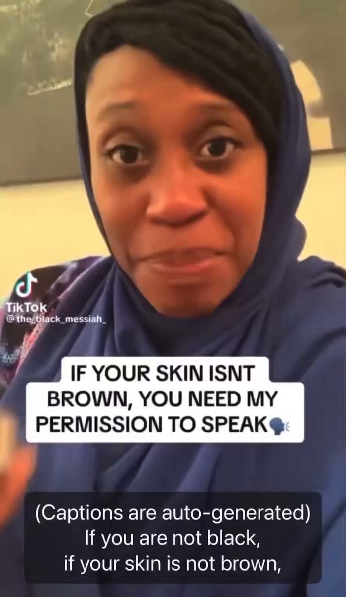 Black Muslim woman says White people need permission to speak. These people have been empowered to openly & confidently express their hate & racial discrimination against White people. At least we know what they really think of us now I guess. What do you think will happen to us when we are the minority in OUR OWN countries? 🤔☠️ Remigration Now ✈️