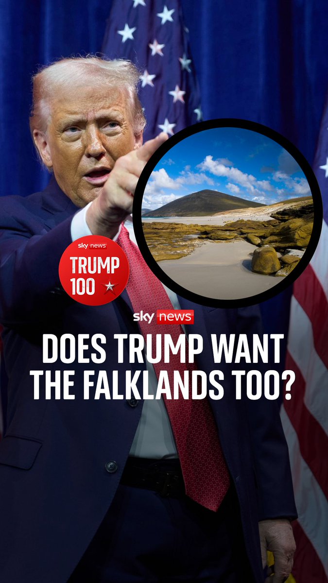 Donald Trump wants to control the Western Hemisphere. In this episode of Trump100, Martha Kelner and @jamesmatthewskydiscuss what happens if he decides he wanted the Falklands too. Listen now 👉