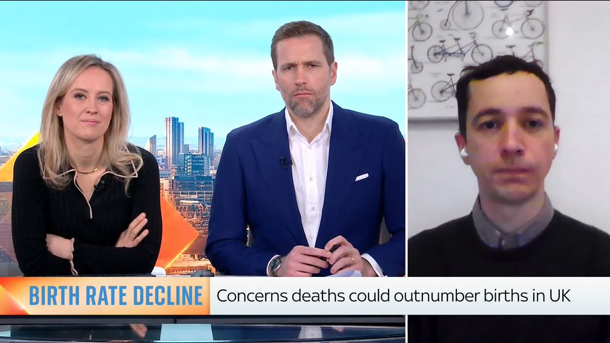 Can the UK afford to have more children? Is immigration the only way to solve the declining birth rate in the UK? 👶 Sophy Ridge and Wilfred Frost speak to Charlie McCurdy from the Resolution Foundation Read more here: