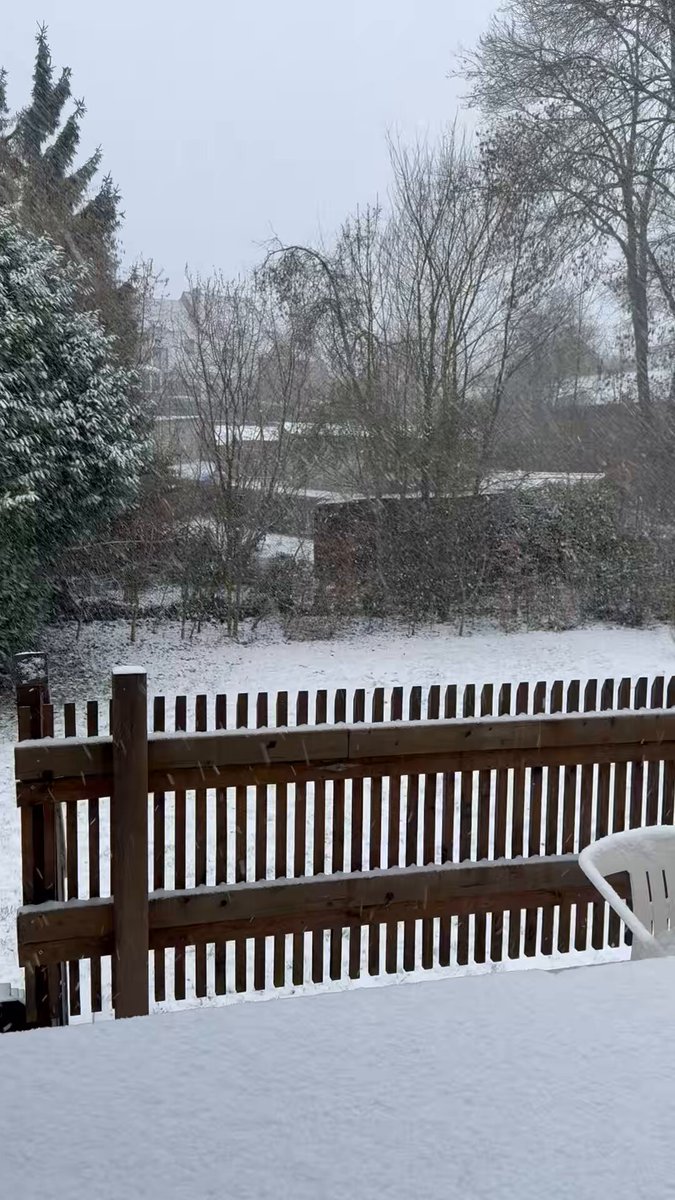 Nevando en Bélgica🥶