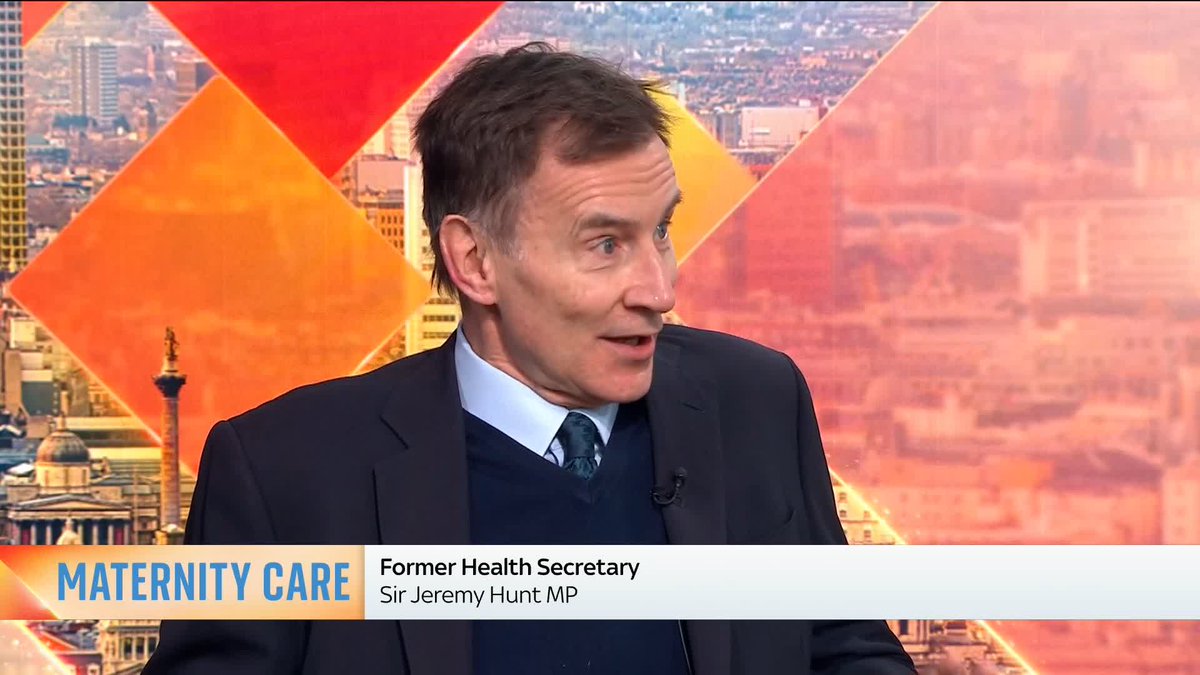 'I think one of the big things that is not happening at the moment is what professionals call continuity of care.' Former health secretary Jeremy Hunt speaks to mothers as they share their negative maternity experiences 📺 Sky 501 and YouTube