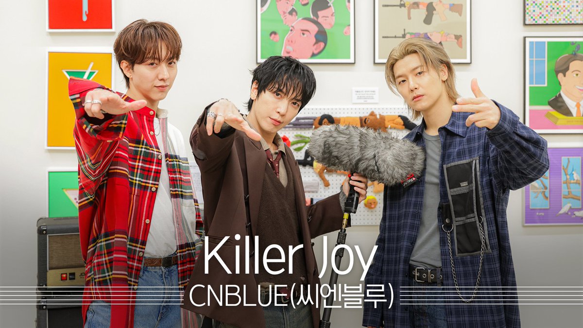 왔다 내 도파민..!🎸❤️🔥 #CNBLUE 와 함께하는 #야외녹음실💥 원더케이 라이브에서 만나보세요! #씨엔블루 #3LOGY #Killer_Joy CNBLUE #Beyond_the_Studio 👉