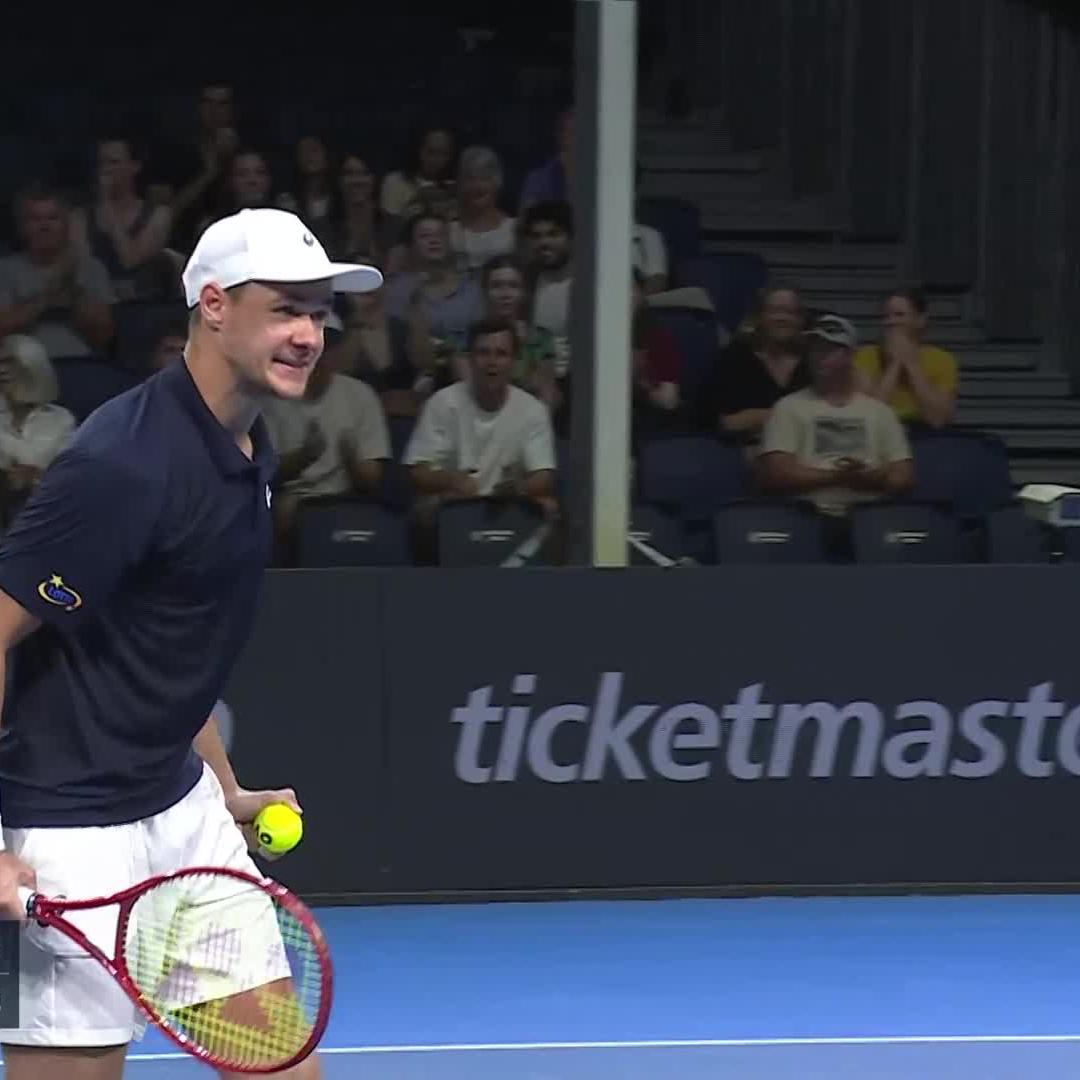 Margins: razor thin ✂️ Kamil Majchrzak saves three match points to defeat Opelka 6–7(2) 7–6(7) 7–6(8) and reach his 6th tour-level quarter-final #BrisbaneInternational