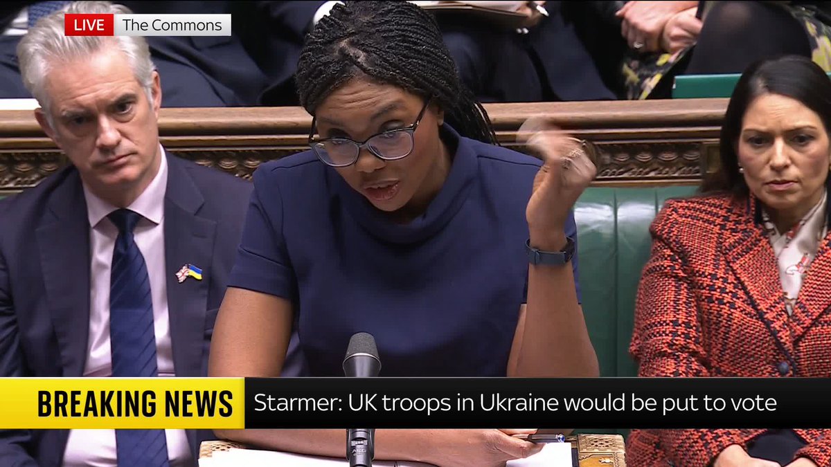 Kemi Badenoch: 'He has not had a phone call with President Trump. That is concerning as it is four days after the events in Venezuela.' Sir Keir Starmer replies: 'Of course I will speak to President Trump. I spoke to his senior advisers yesterday