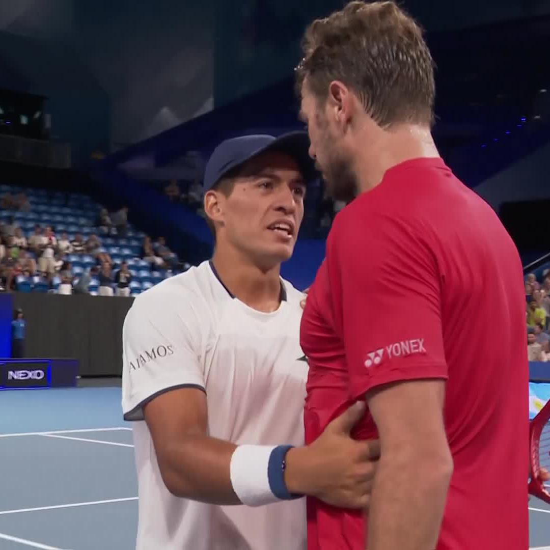 "Wawrinka": Por la victoria de Sebastián Báez en la #UnitedCup