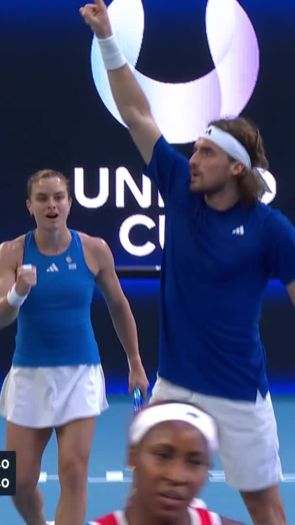 We gave it all in the deciding doubles; kudos to Team USA for coming through a close one. Thank you for partnering up with me this week, Maria Sakkari - we're both leaving Perth with great memories &amp; confidence. So long United Cup, we'll be back 🇬🇷