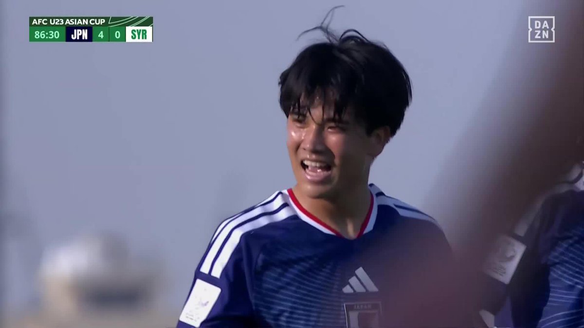 4点目は美しい連携から🇯🇵 後半26分から途中出場 石橋瀬凪が試合を決める一撃⚡️ 佐藤龍之介は2G2Aの活躍💪 🏆AFC U23 アジアカップ 🆚日本×シリア 🆓 DAZN 無料ライブ配信 ⏩ #U23アジアカップ #だったらDAZN