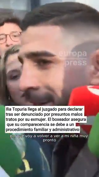 🚨 Ilia Topuria leaving court today with a massive smile on his face: “Everything is perfect, I’m happy because I’m going to see my girl again soon.” Ilia Topuria appears to have finally resolved the situation with his daughter 🎥 Europa Press