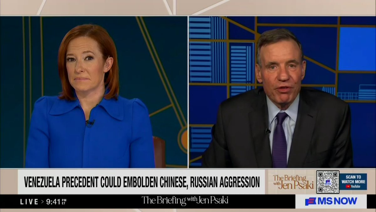 Sen. Warner: The idea that Trump is actually threatening action against a NATO ally is beyond baffling. Talk about completely destroying America's reputation and our alliances. It's mind boggling.