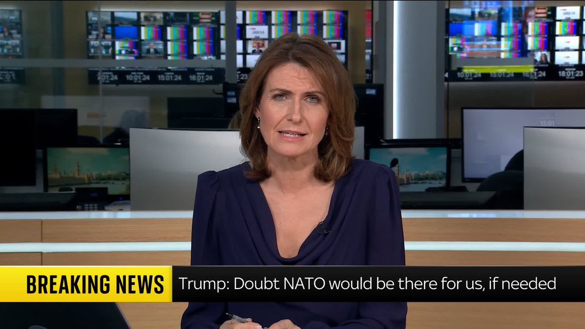 "We will always be there for NATO, even if they won't be there for us". Donald Trump has unleashed an online attack on his allies on his Truth Social platform. Latest: 📺 Sky 501 and YouTube