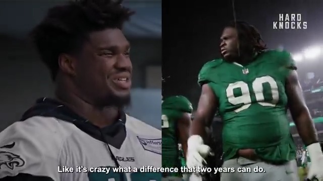 .Philadelphia Eagles DT Jordan Davis’ weight loss didn't just change his body, it changed his entire mindset. 💯 Hard Knocks In Season with the NFC East available now on HBO Max