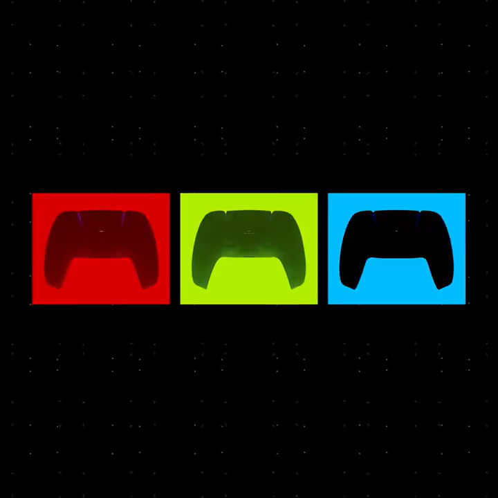 Turn it up with the Hyperpop collection. DualSense controllers and PS5 console covers inspired by the vivid flash of neon: 🔴 Techno Red 🟢 Remix Green 🔵 Rhythm Blue Launching March 12, with pre-orders live January 16: