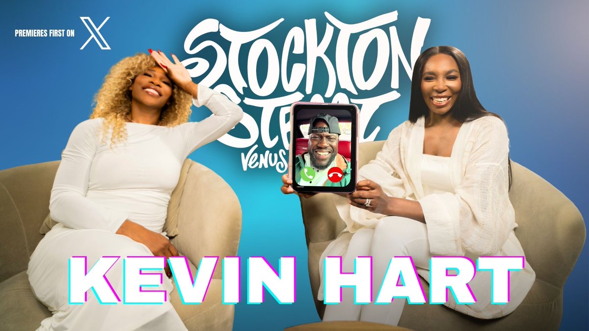 We are joined by @kevinhart4real to talk Philly roots, discipline, &amp; building a global empire. From the powerful women who raised us to elite mindset-what it takes to win onstage, onscreen and in real life. @venuseswilliams
