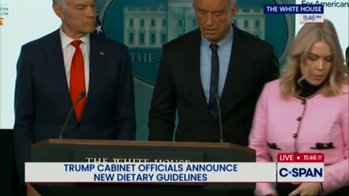 RFK Jr's phone begins to quack during the press briefing