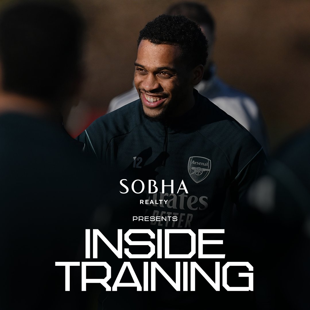The graft never stops. Watch our Gunners prepare for Thursday with Inside Training 📺