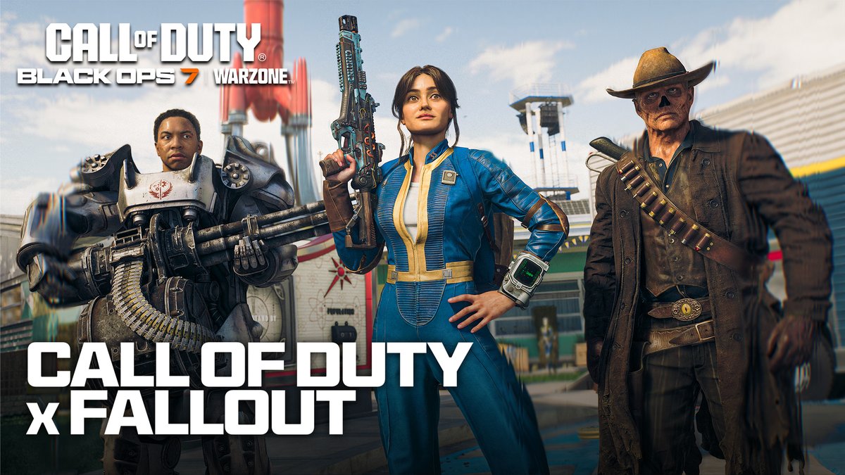The Vault doors are OPEN ☢️ Free Fallout-inspired content is coming to #BlackOps7 and Call of Duty: Warzone January 8: