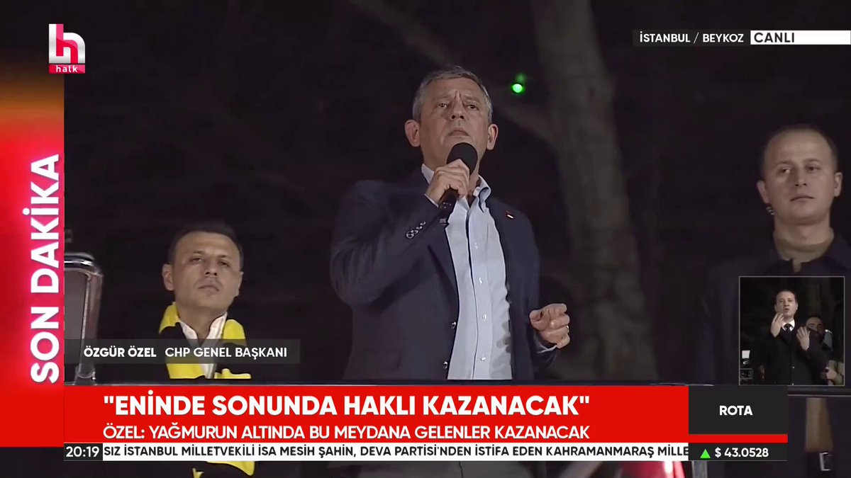 Özgür Özel'den Erdoğan'a 'seçimlerini yenileyelim' çağrısı "Tayyip Bey, neden korkuyorsun? Kapkaççılar, siyasi kalpazanlar, siyasi yan kesiciler belediye yönetemez!"