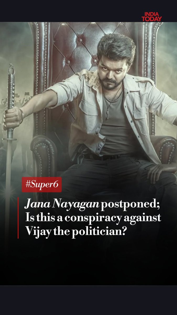 Jana Nayagan postponed! Is this a conspiracy against Vijay the politician? Akshita Nandagopal breaks it down for us. #Vijay #ThalapathyVijay #JanaNayagan #Super6 #ITTVReels