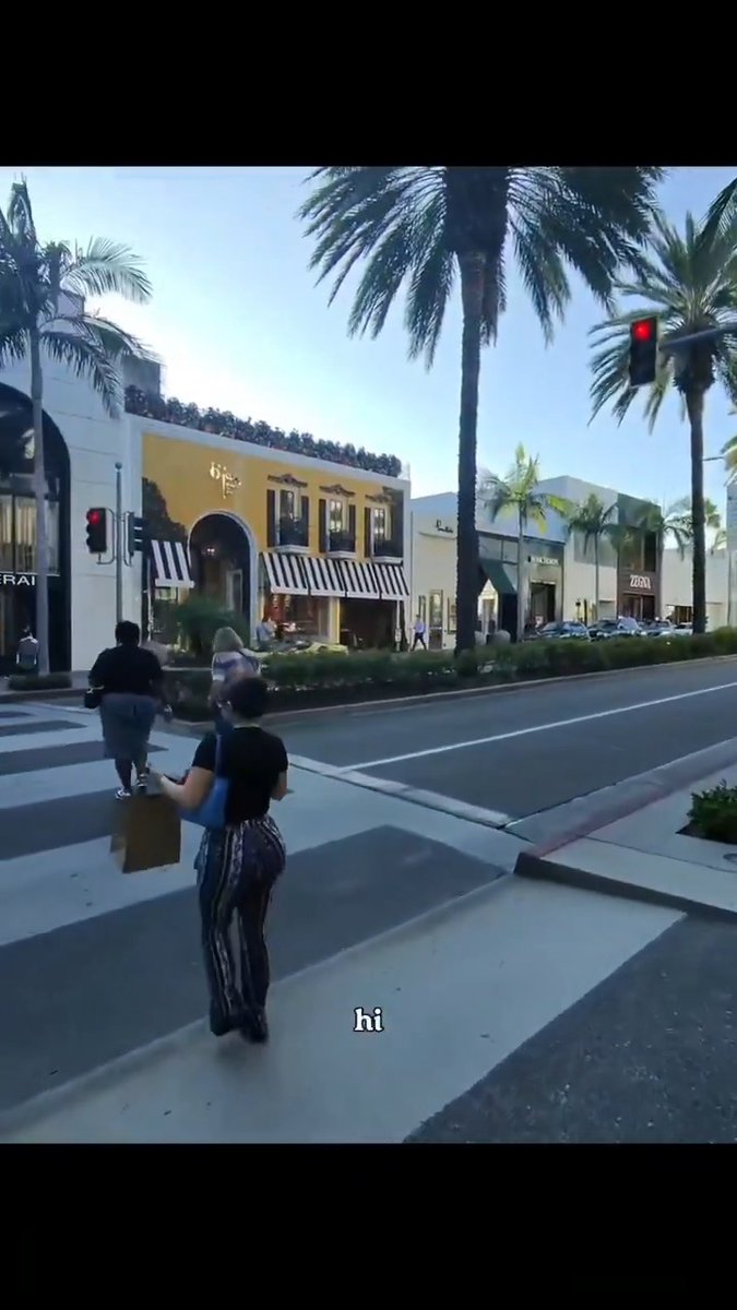 The city is very clean, Trump is working