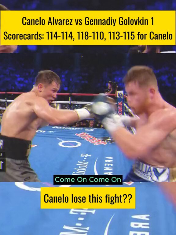 What was your result of Canelo vs GGG 1?😱