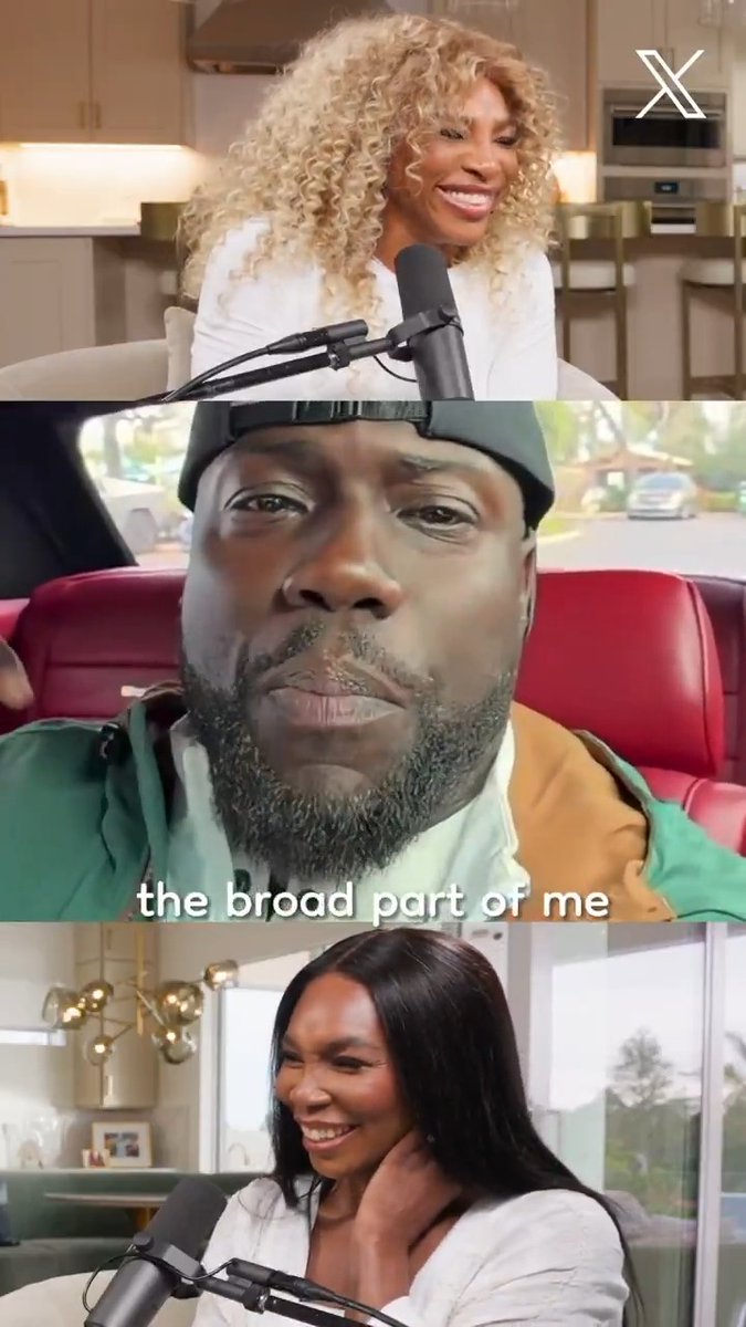 Let’s be clear. @kevinhart4real always has Serena Williams and I laughing, but he’s also an athlete extraordinaire. You see the material. 😂 New Stockton Street out now!