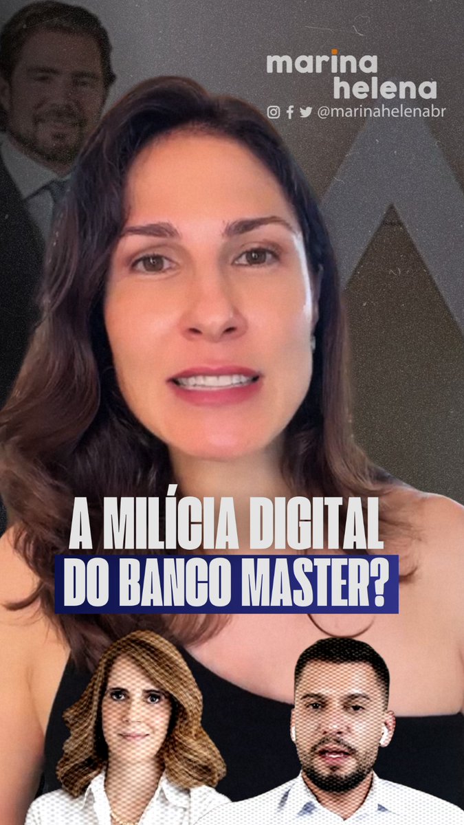 Milícia digital do Banco Master? O sistema está atuando em bloco para blindar quem sabe demais. Compartilhe!