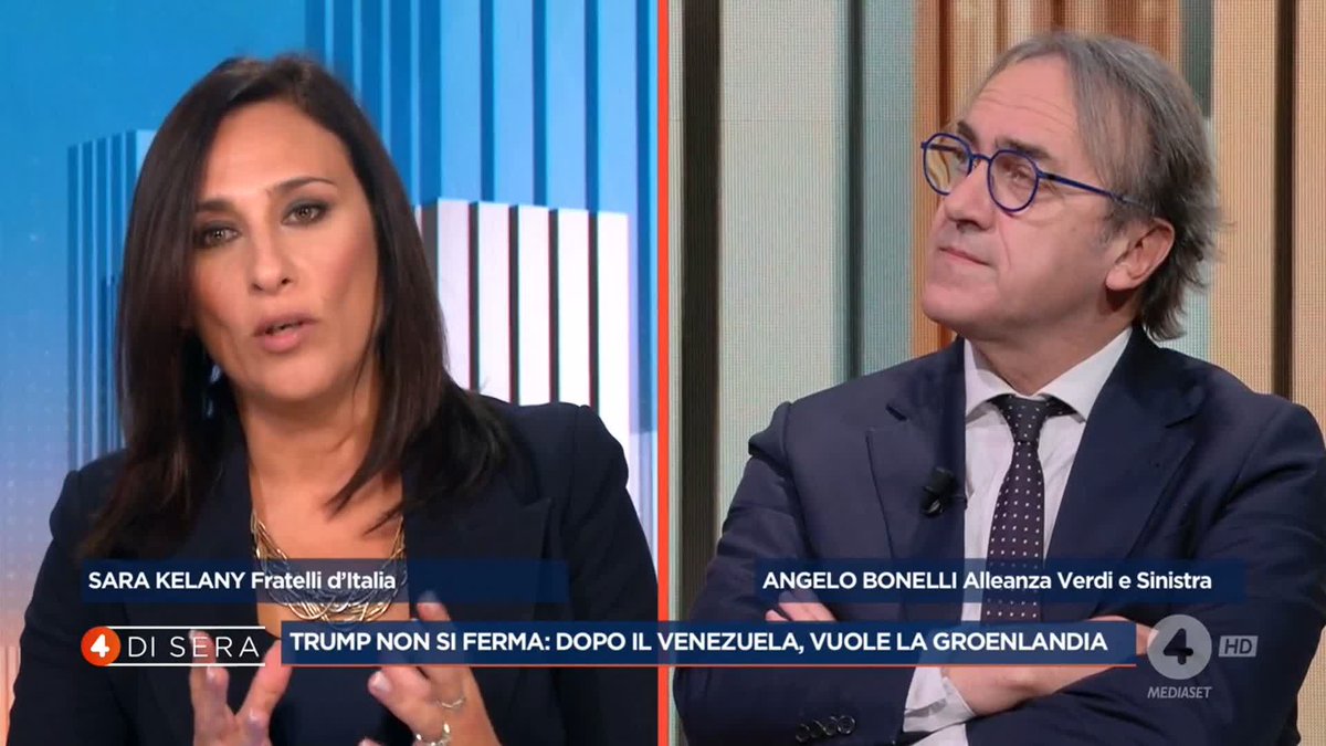 "Dov’era la sinistra italiana, che oggi manifesta per dare solidarietà a Maduro, quando per 13 anni Maduro ha affamato la popolazione, incarcerato i propri oppositori e violato i diritti umani?" Sara Kelany a #4disera