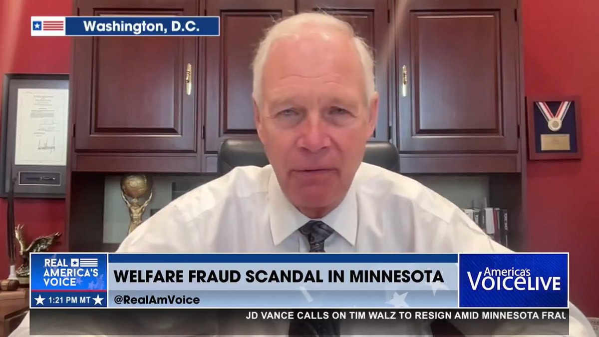 WELFARE FRAUD HOUSE COMMITTEE MEETING: "PROBABLY CRIMINAL BEHAVIOR" "What we are seeing in MN is just the TIP of the iceberg. A lot of this is LEGALIZED fraud." Senator Ron Johnson Steve Gruber