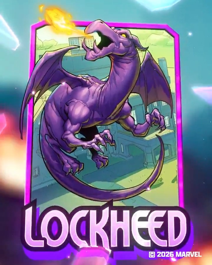 🔥 Lockheed has landed in the Card Shop! This pint-sized purple power is ready to afflict your opponent's board.