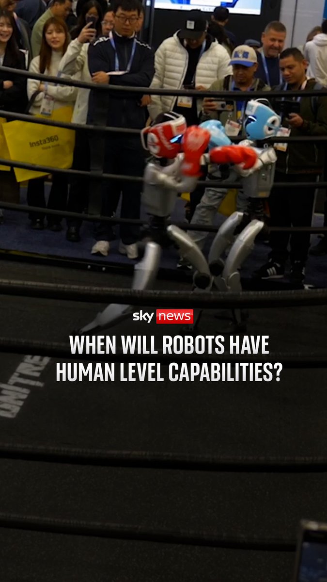 'When do you think we will get robots that have human level capabilities?' 🤖 Rowland Manthorpe travels to Las Vegas for CES 2026, the world’s biggest tech show, to find out whether the age of physical AI and robots has truly arrived. Watch in full: