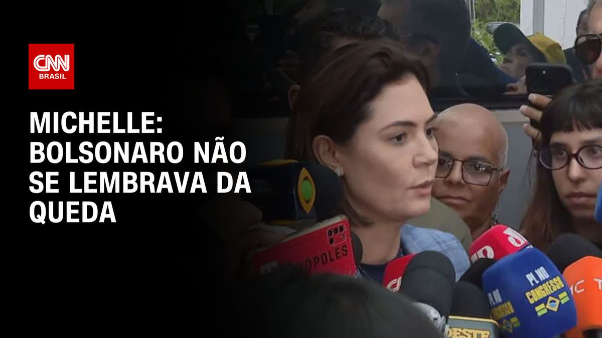 Michelle fala sobre saúde de Bolsonaro; assista #CNNBrasil360°