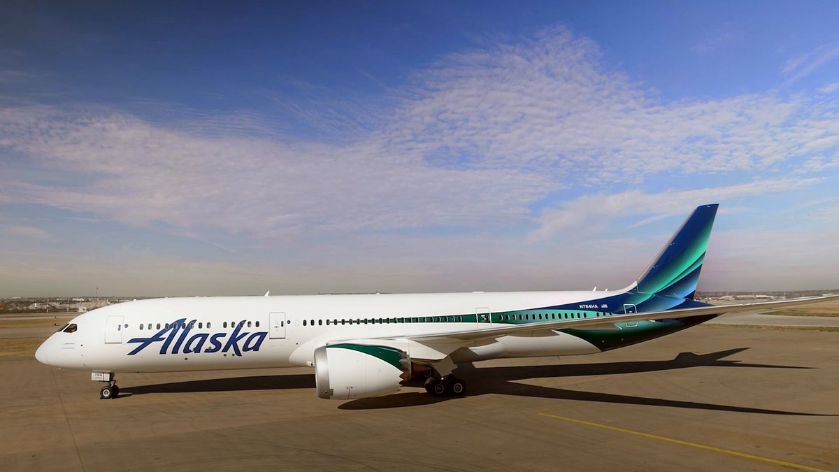 1,000 artist hours. 13 days. 1 epic reveal. Introducing the first The Boeing Company widebody 787 Dreamliner ft. our new aurora borealis-inspired global design. This stunning aircraft pays tribute to Alaska’s rich history and proudly reflects our bold vision as the country’s fourth largest global airline. We can’t wait to welcome you on board.