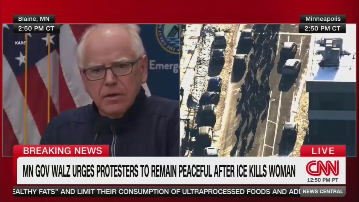 Walz: We do not have a definitive ID of this individual. This is an open investigation. It's beyond me that apparently the homeland security director herself has already determined who this person was, what their motive was, and they hadn't even been taken out of the vehicle.