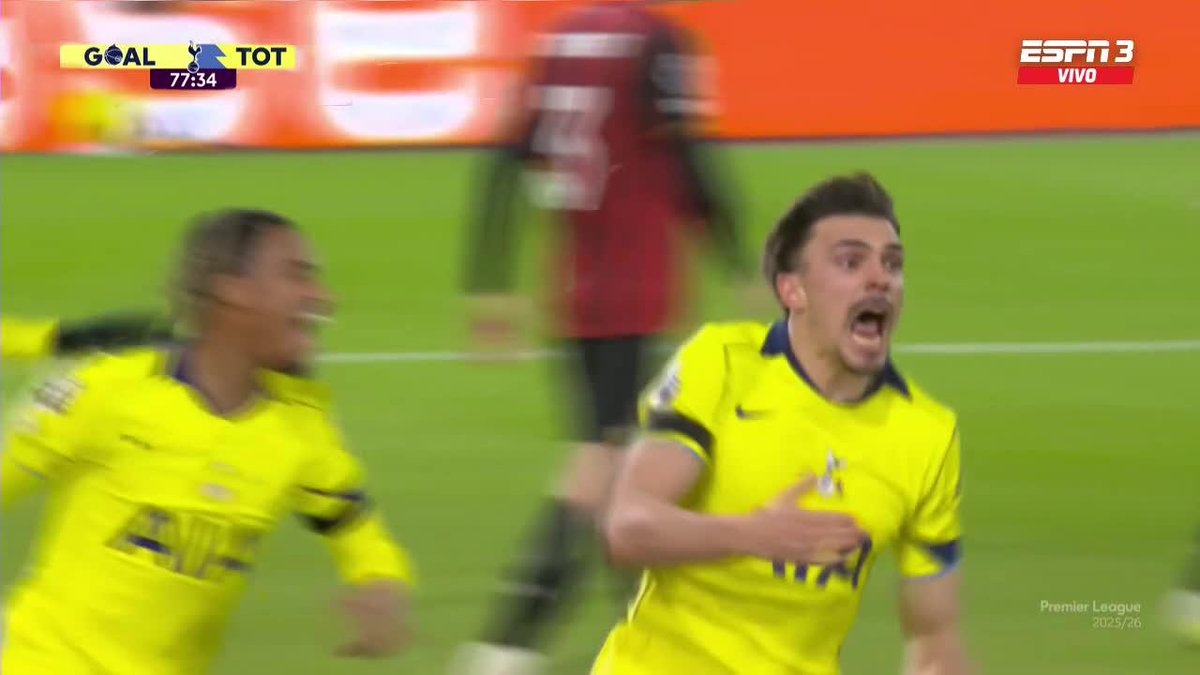 ¡¡TENES QUE CERRAR EL ESTADIO!! ¡¡GOLAZO TOTAL DE CHILENA DE PALHINHA PARA EL 2-2 DE TOTTENHAM ANTE BOURNEMOUTH!! 📺 Mirá la #PremierLeague por #DisneyPlus Plan Premium