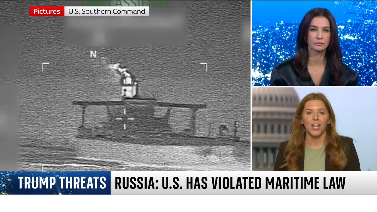 Sky's Martha Kelner speaks with Yalda Hakim about the US seizure of two sanctioned oil tankers linked to Venezuela - and explains concerns that one operation could 'inflame' tensions with Russia. 📺 Sky 501, Virgin 602, Freeview 233 and YouTube