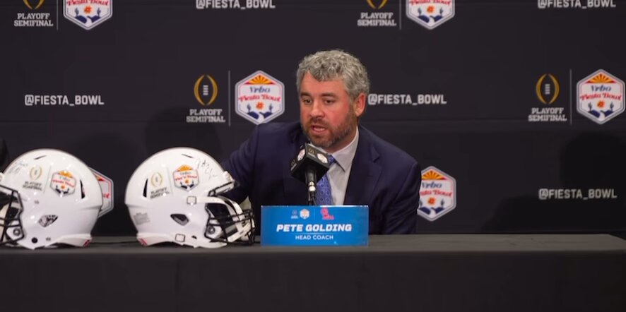 Pete Golding discusses Ole Miss's recruiting plan: "A lot of people recruit based on tradition. We recruit based on trajectory. "A lot of those places, they go show them Heisman trophies. They can go show them national championships. "Nobody in that damn building won 'em."