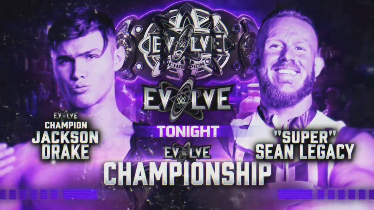 Who will be the champ?! Jackson Drake defends his #WWEEvolve “SUPER” Sean Legacy TONIGHT on Tubi at 8e/5p!