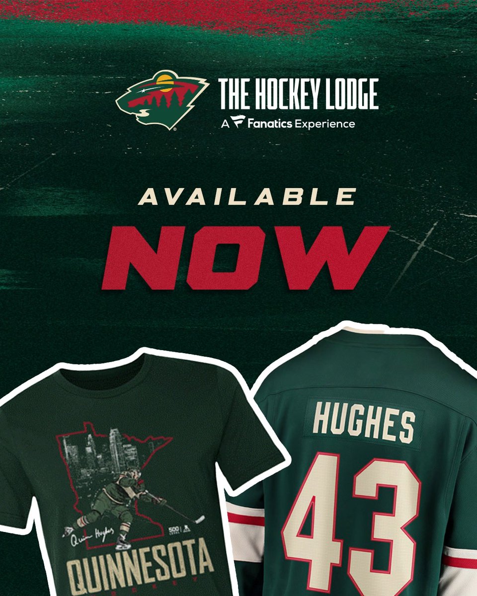 It’s a family rivalry you don’t want to miss!!! The Hughes Brothers clash for the first time in Minnesota, shop Hughes gear at the Hockey Lodge on 1/12 see ya there 🎟️ » #mnwild | Fanatics