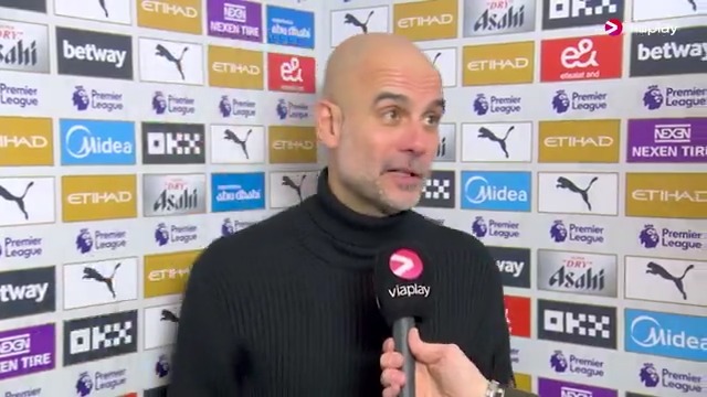 Pep Guardiola med Jan Aage Fjørtoft 🇳🇴 etter poengdelingen mot Brighton, og om hvordan Haaland holdes «sulten».