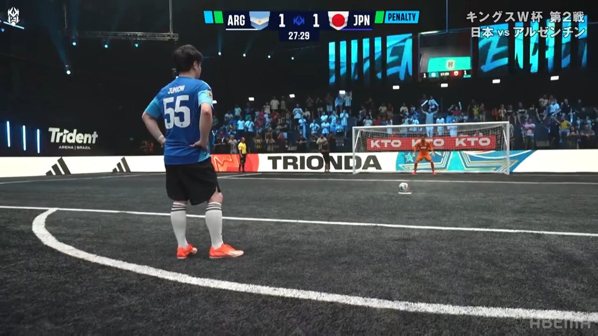 🇯🇵 チャンス活かせず 🇦🇷 加藤純一のPKは惜しくも枠外へ。 2試合連続のゴールは逃した。 [PR] ABEMA で無料生中継：
