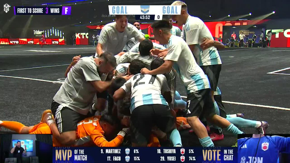 ES PARA CERRAR ABSOLUTAMENTE TODO: ¡¡INCREÍBLE GOLAZO DEL ARQUERO DE ARGENTINA LUIS SÁNCHEZ PARA EL 3-1 VS. JAPÓN!! 📺 Mirá la #KingsWorldCupNations por #DisneyPlus Premium