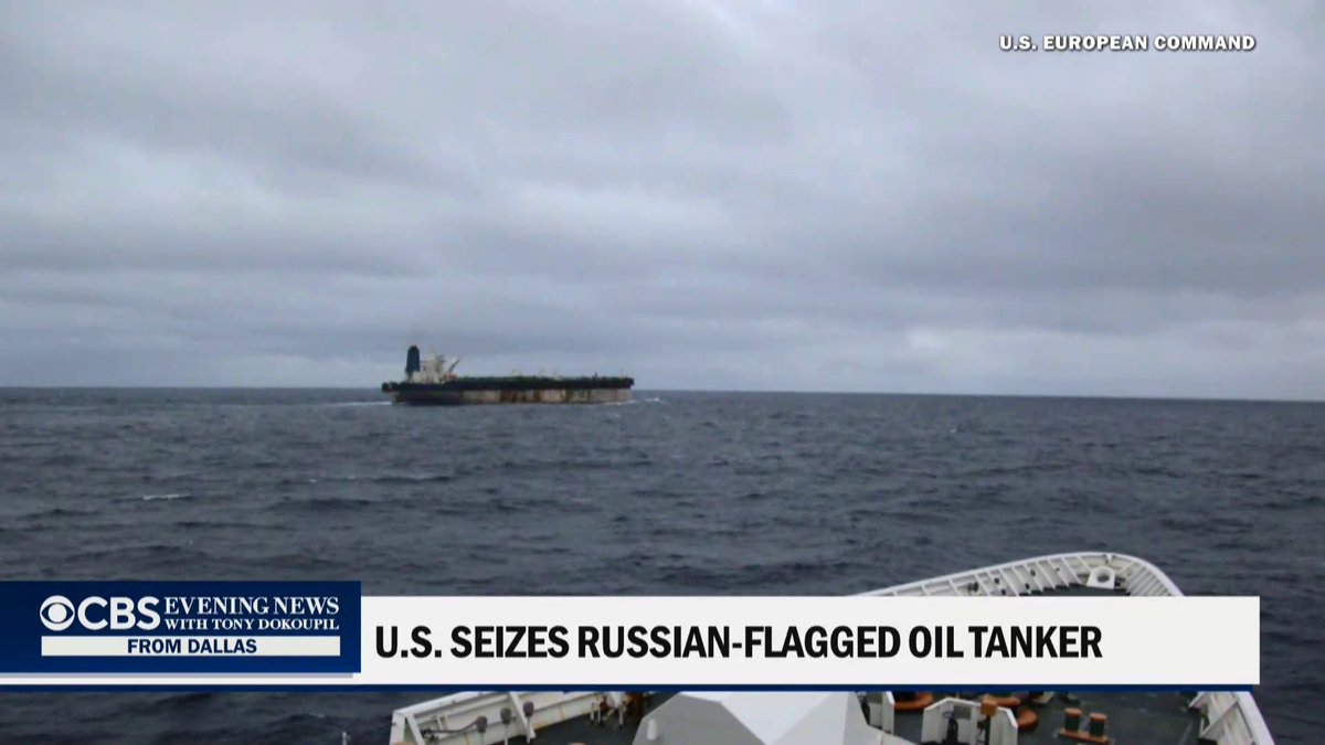 The U.S. seized a Venezuela-linked sanctioned oil tanker in the North Atlantic and a tanker in the Caribbean Sea on Wednesday. Secretary of State Marco Rubio said the U.S. will control the proceeds from the sale of millions of barrels of oil.