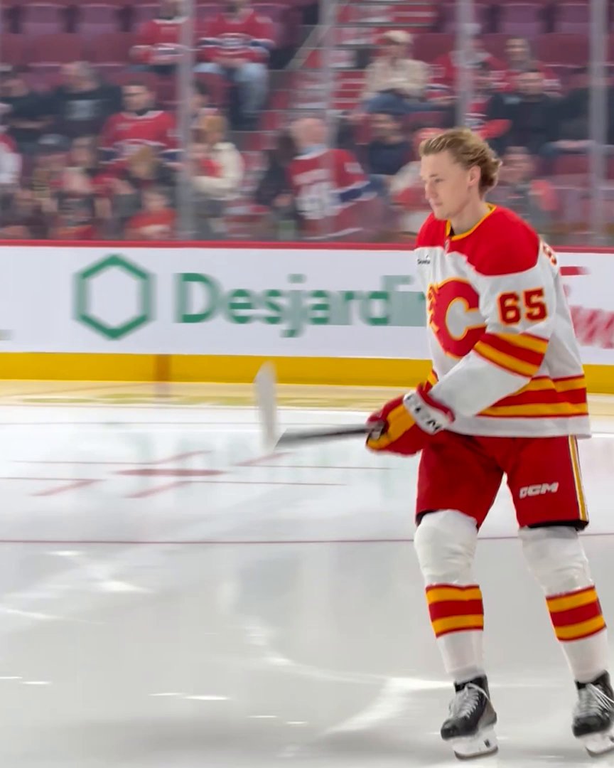 William Stromgren makes his NHL debut tonight for the Calgary Flames! 🔥 📺: Sportsnet or stream on Sportsnet+ ➡️